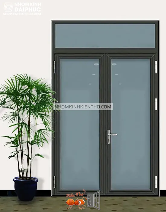 CỬA ĐI MỞ QUAY 2 CÁNH NHÔM XINGFA QUẢNG ĐÔNG