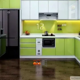 Sửng sờ trước vẻ đẹp rực rỡ hơn 50 mẫu kính cường lực ốp bếp