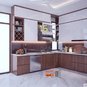Sửng sờ trước vẻ đẹp rực rỡ hơn 50 mẫu kính cường lực ốp bếp