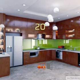 Sửng sờ trước vẻ đẹp rực rỡ hơn 50 mẫu kính cường lực ốp bếp