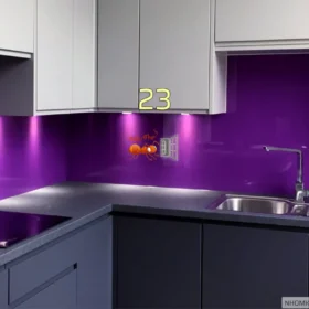 Sửng sờ trước vẻ đẹp rực rỡ hơn 50 mẫu kính cường lực ốp bếp