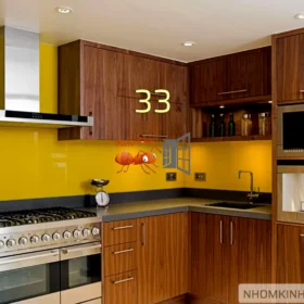 Sửng sờ trước vẻ đẹp rực rỡ hơn 50 mẫu kính cường lực ốp bếp