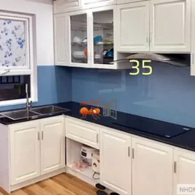 Sửng sờ trước vẻ đẹp rực rỡ hơn 50 mẫu kính cường lực ốp bếp