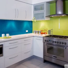 Sửng sờ trước vẻ đẹp rực rỡ hơn 50 mẫu kính cường lực ốp bếp
