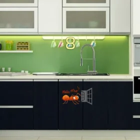 Sửng sờ trước vẻ đẹp rực rỡ hơn 50 mẫu kính cường lực ốp bếp