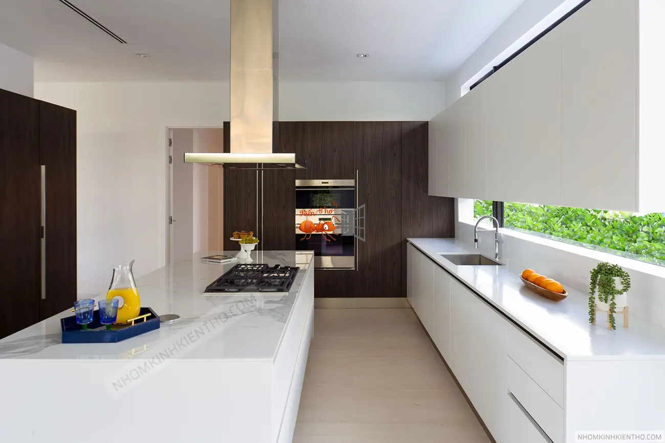 Mẫu công trình nhôm kính biệt thự sang trọng số 2 hình 9